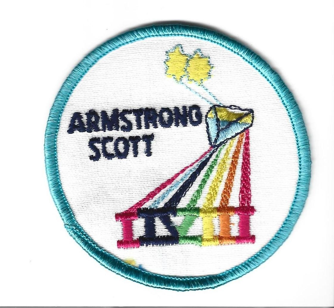 Vintage Nasa PATCH GEMINI VIII GEMINI 8 Space Mission 3" Patch Armstrong Scott