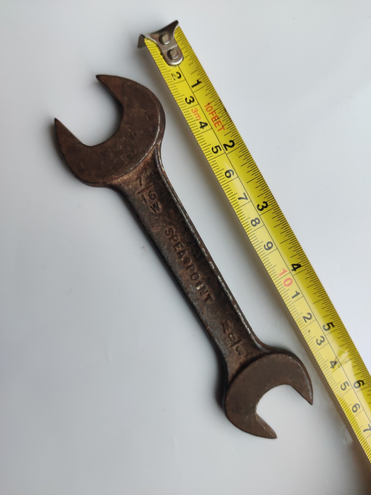 Spearpoint Open End Spanner, 7/16W - 1/2BSF, 3/8W - 7/16BSF, Made In England