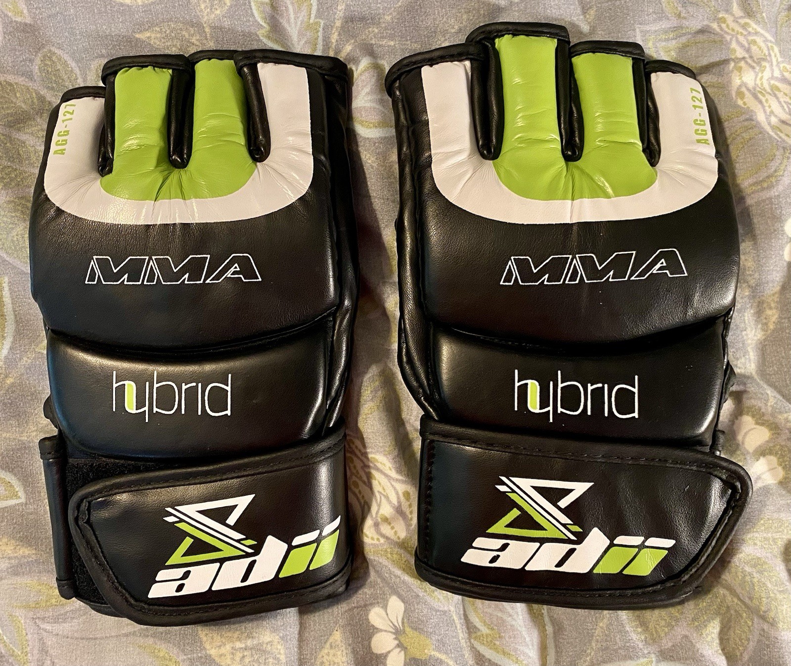 Size XL ADii MMA Hybrid Fight Gear Gloves Model AGG-127, Free Shipping!
