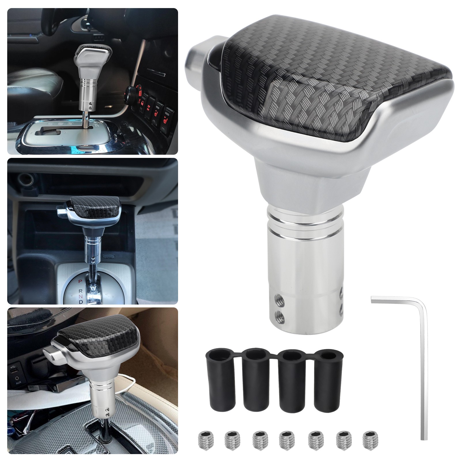 Yacht-Style Aluminum Alloy Shift Knob Aircraft Grade Gear Lever for Most Cars