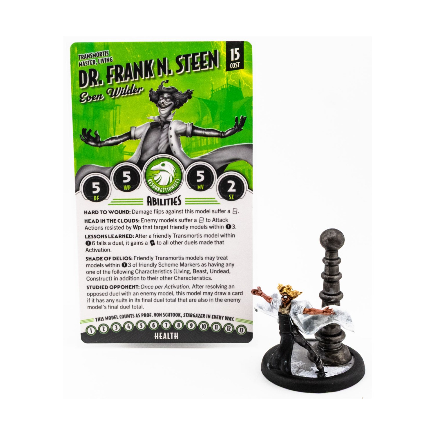 Wyrd Malifaux Resurrecti  Frank N. Steen - Even Wilder #1 (Alt. Von Schtook NM