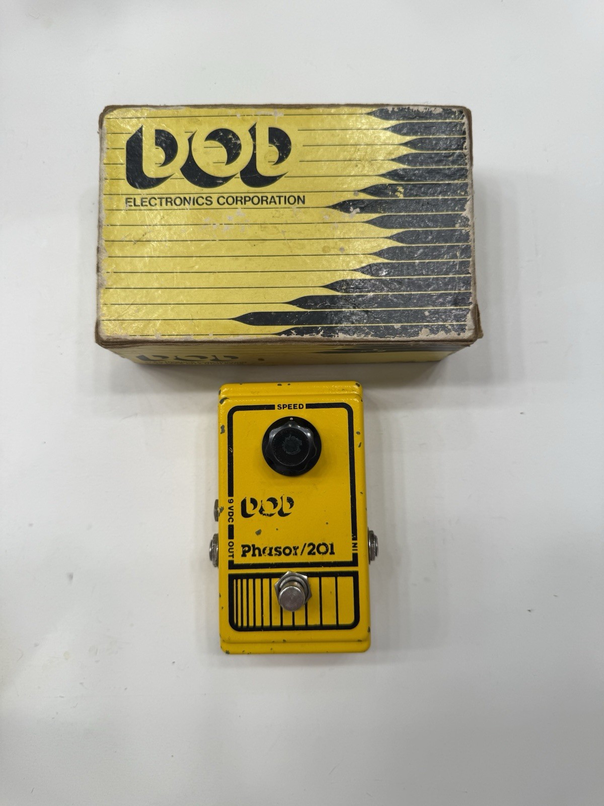 DOD Digitech Phasor 201 Original Phase Shifter Vintage 1980s Guitar Effect Pedal
