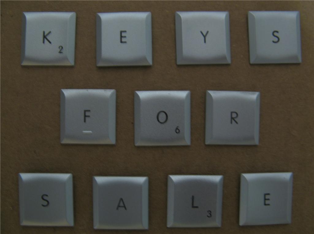 Apple PowerBook Silver Keyboard keys G4 12"15"17"
