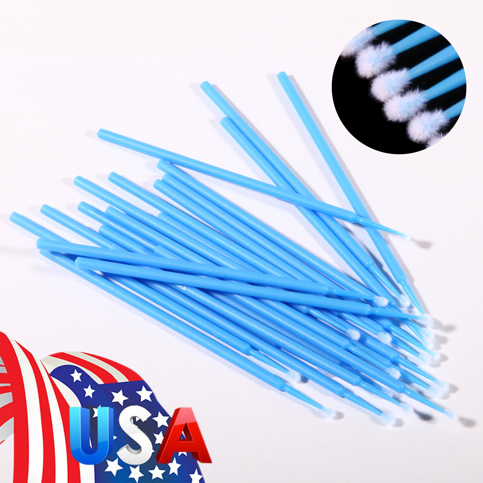New Disposable Materials Dental Micro Brush Applicator 4 Optional Sizes
