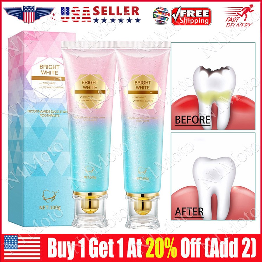 2X Niacinamid Whitening Zahnpasta Niacinamid Intensive Whitening Zahnpasta