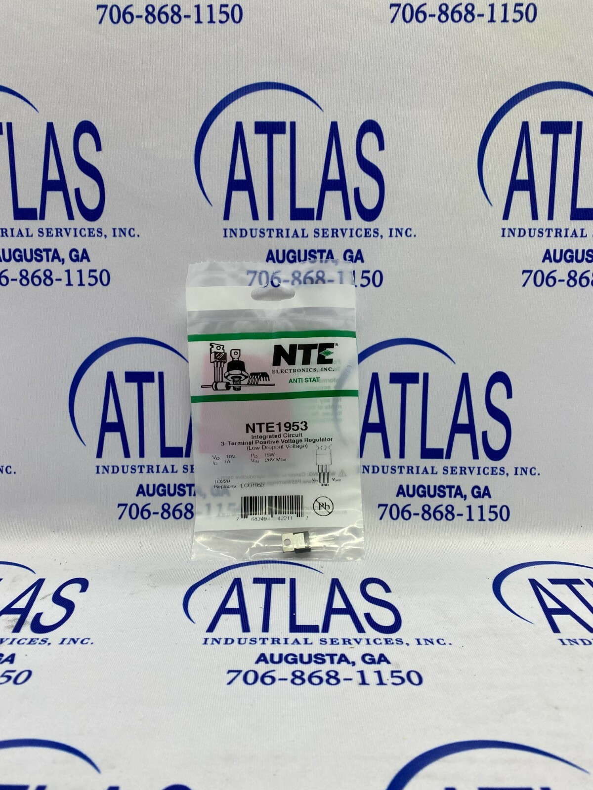 NTE NTE1953 IC-Vltg Reg, Pos, 10V, 1A, Low Dropout *Authorized NTE Distributor*