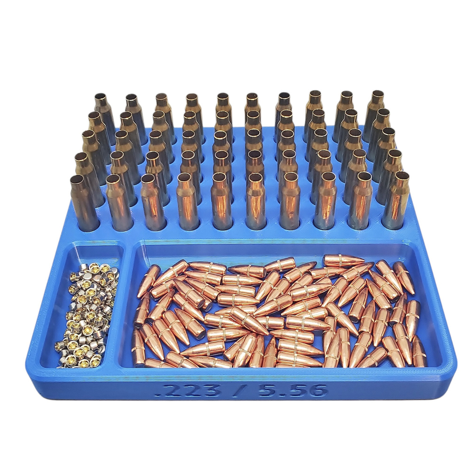 .223 Rem / 5.56  Reloading Bullet Tray 50 Rd | Dillon, Lee, Hornady, Lyman, RCBS