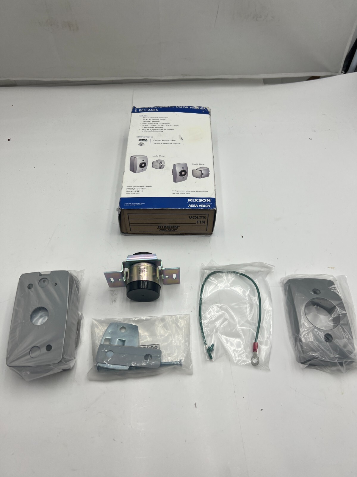 Rixson K7-996TRI689 Electromagnetic Door Holder Release Model 996M SEE PHOTOS