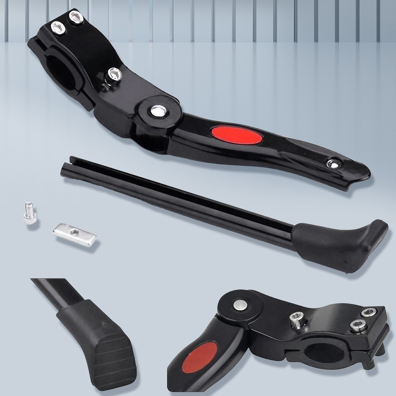 Aluminum alloy bicycle kickstand, adjustable side stand, suitable for 24-27 in