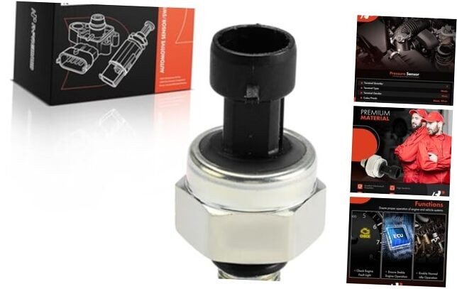 Fuel Injection Pressure Sensor 3 Pins - Compatible with Ford F-250, F-350, F