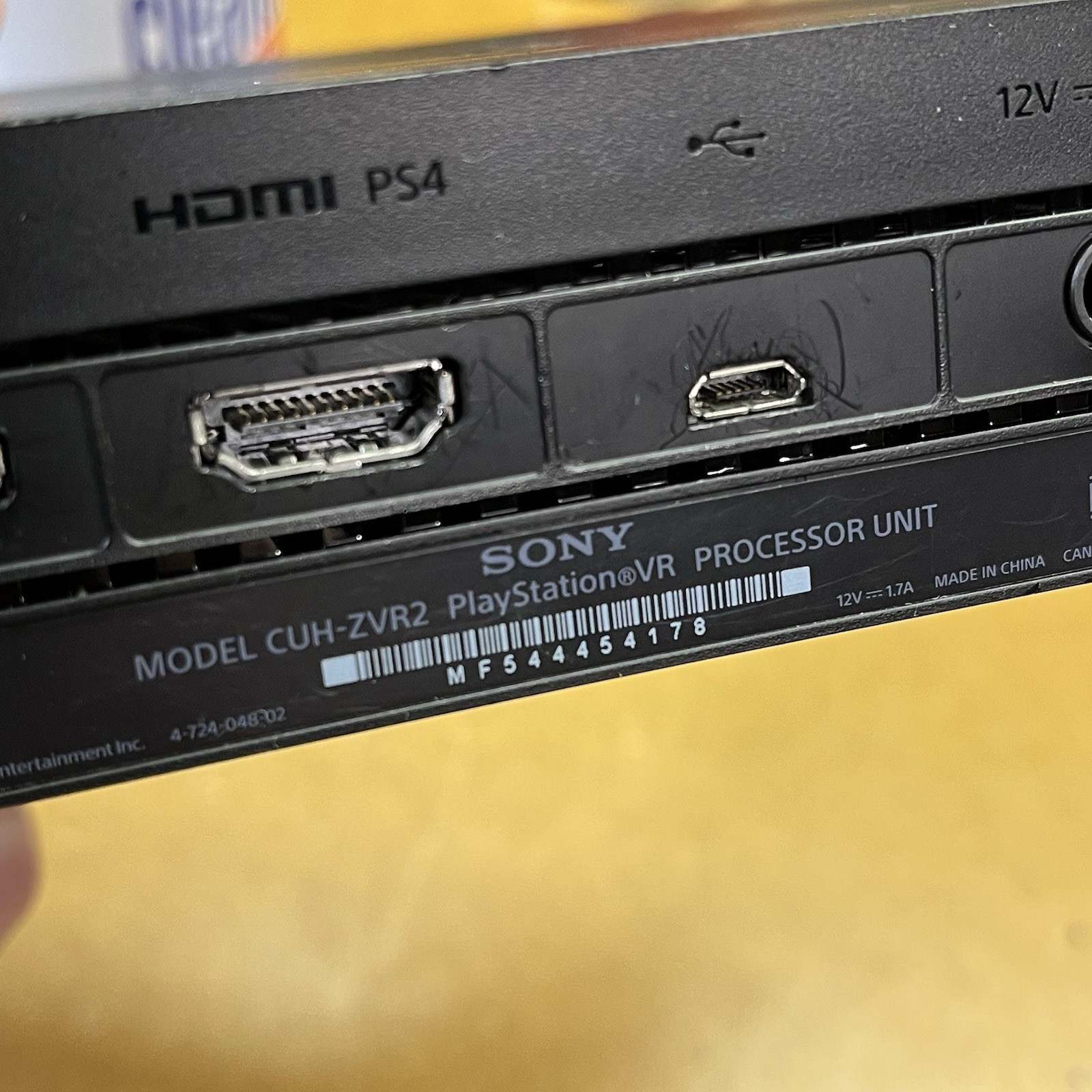 Sony PlayStation VR Processor Unit CUH-ZVR2 OEM Box Only No AC Or AV Cables