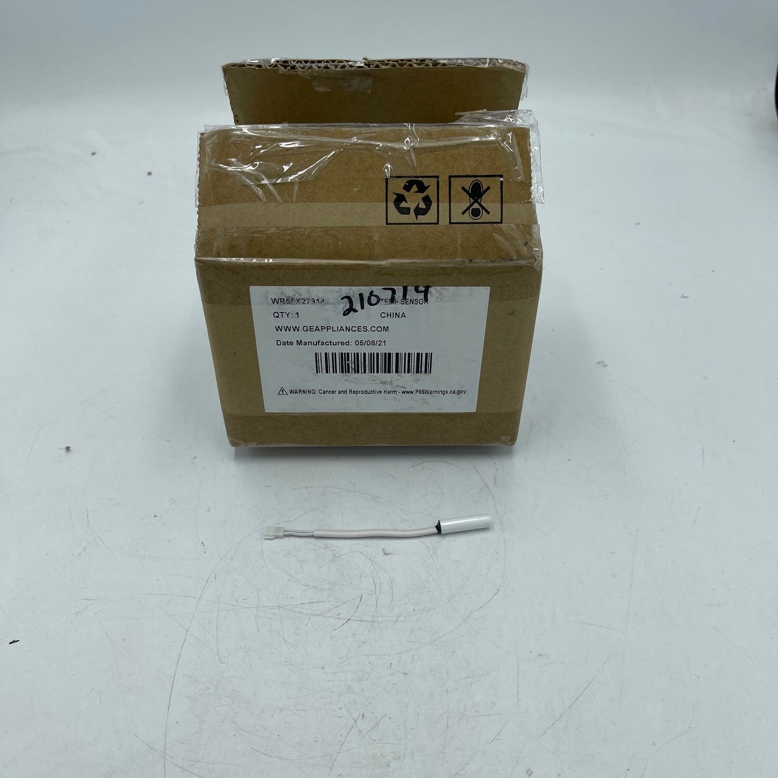 Genuine GE Refrigerator Freezer Temperature Sensor WR55X27914,  AP6286520, 45...