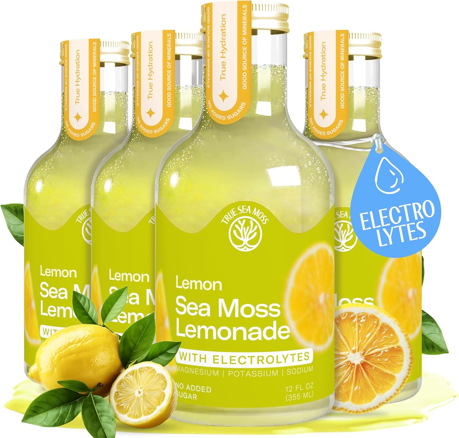 True Sea Moss Lemon Lemonade – Single Flavor Pa with Classic &