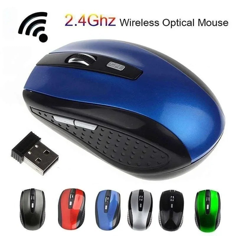 2.4GHz Wireless Optical Mouse Mice & USB Receiver For PC Laptop Computer DPI USA