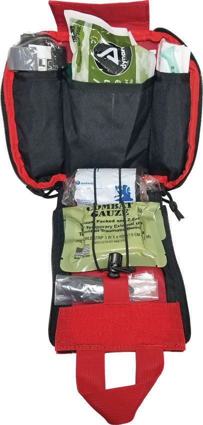 Elite First Aid Patrol Trauma Kit Level 2 Red Tourniquet Bandage Combat - FA145R