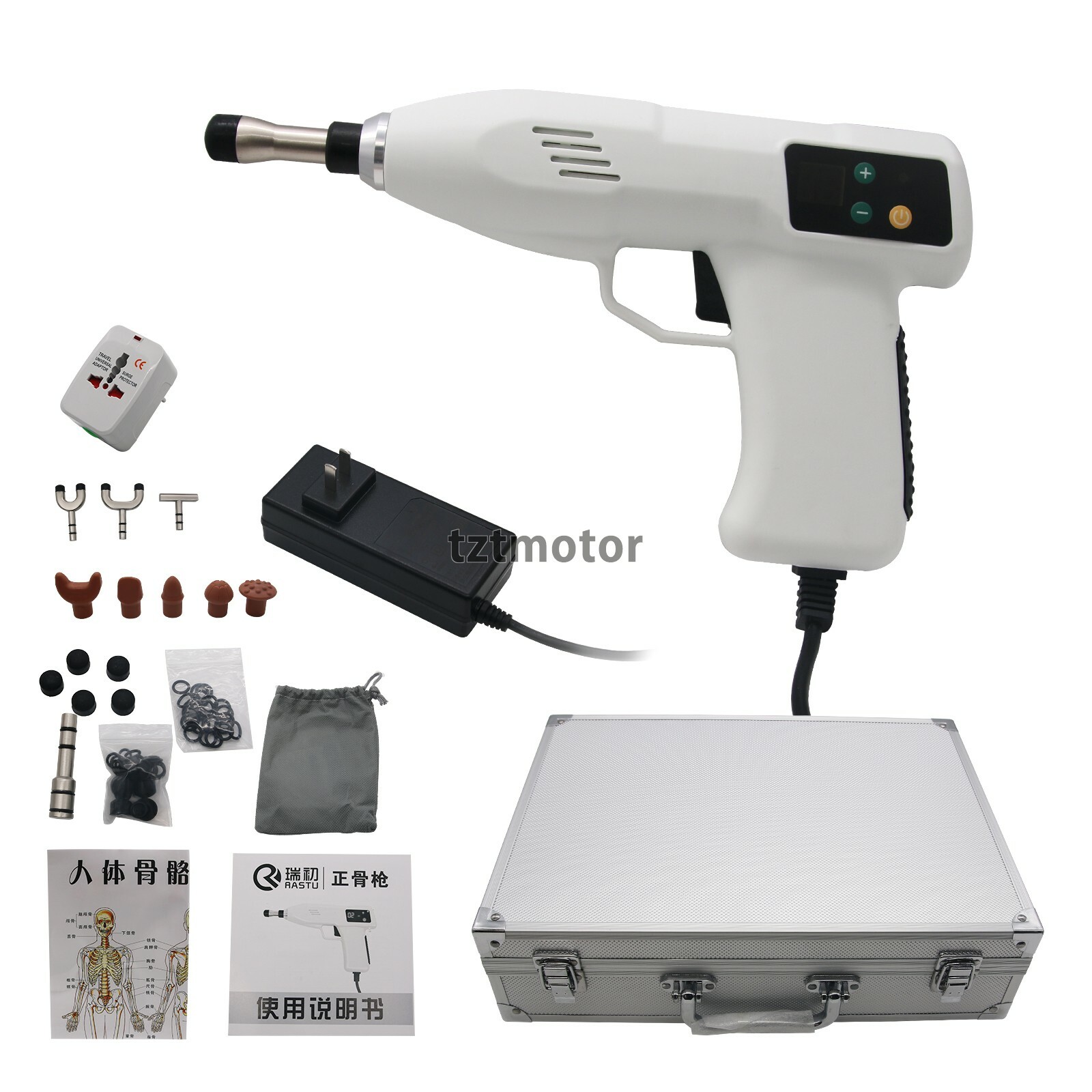 Chiropractic Adjusting Tool Gun Therapy Spine Activator Correction Massager #USA