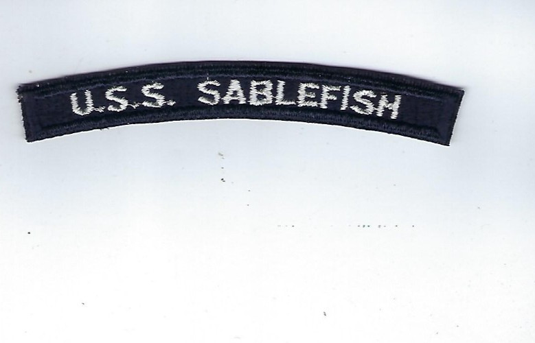 USS Sablefish, SS-303,  US Navy "Rocker"