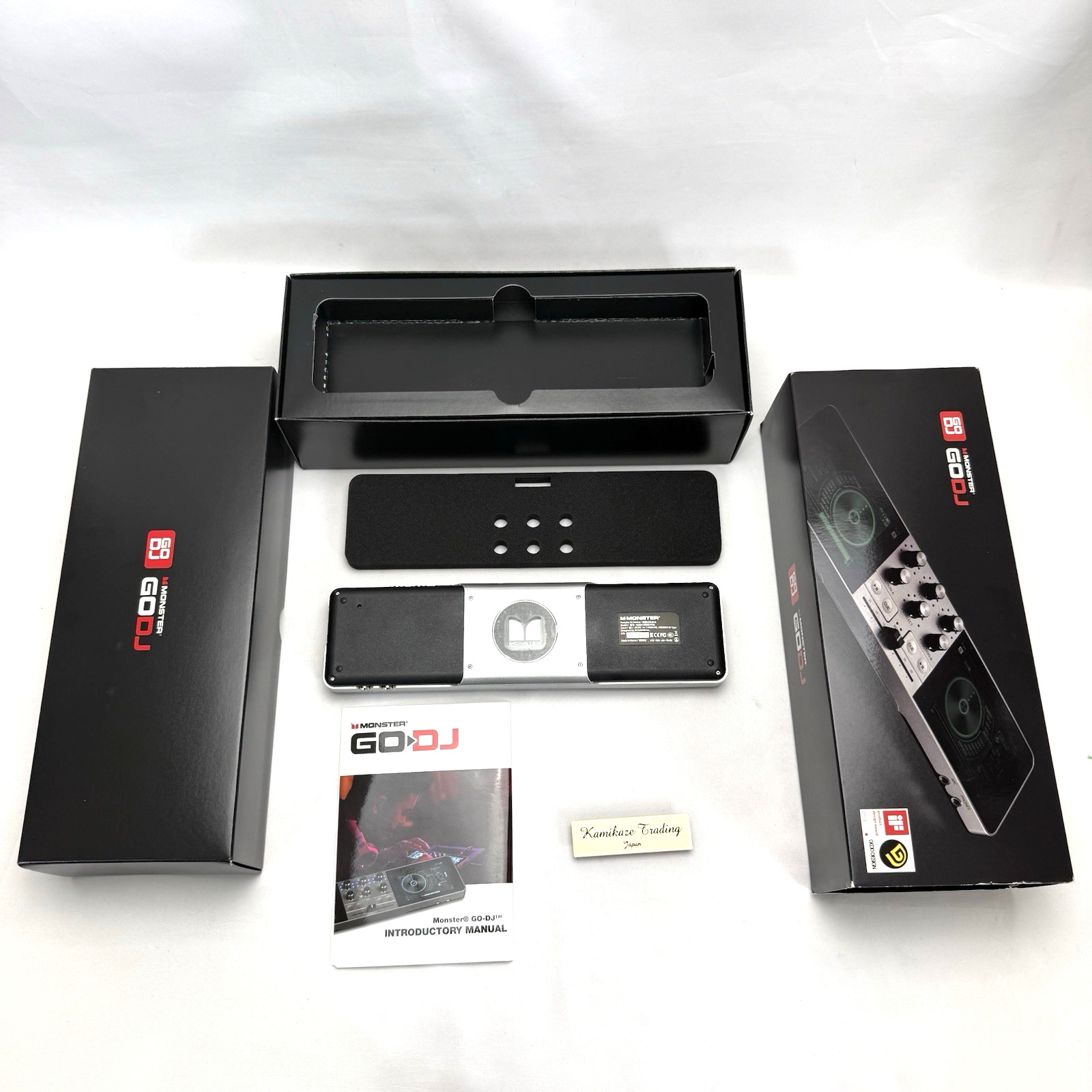 Monster Go DJ 2-Channel Portable Digital Turntable