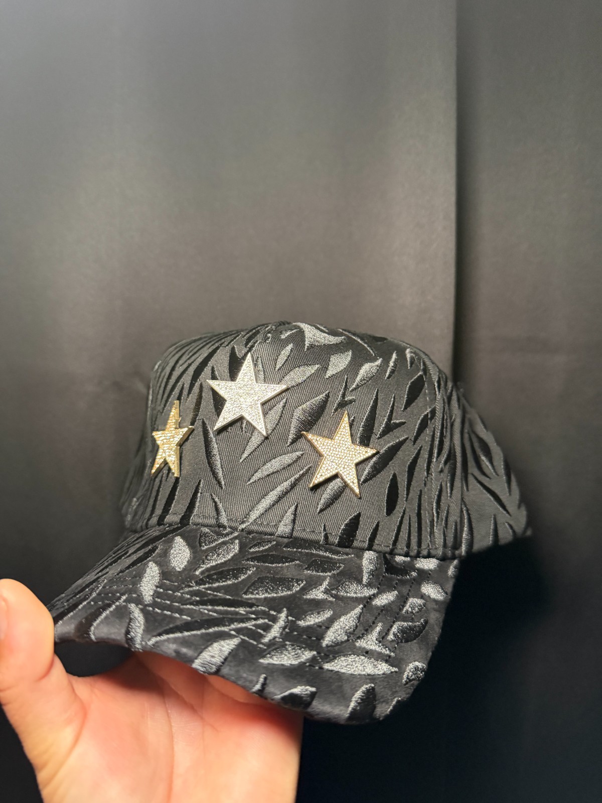 EL BARBAS HATS X CT "ROCKSTAR" BLACK SNAPBACK HAT - NO BOX