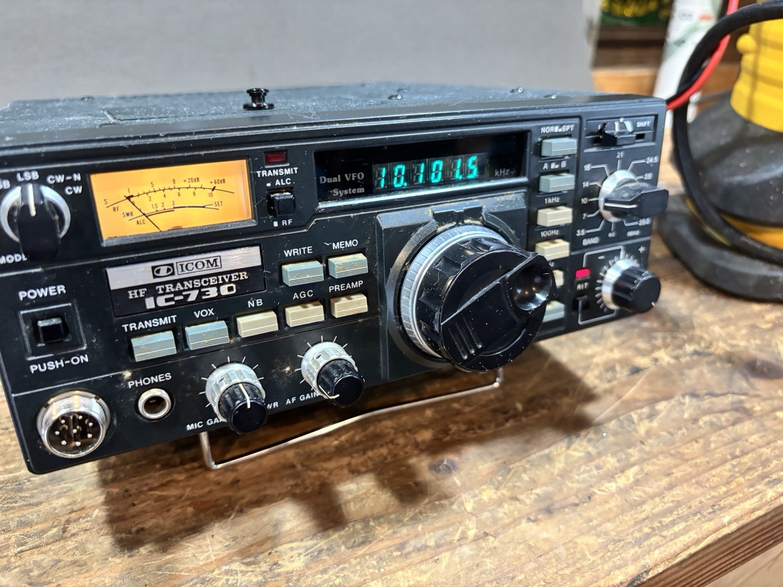 Icom IC‑730 HF Transceiver FL‑30 CW Filter Installed Clean Working Original Box