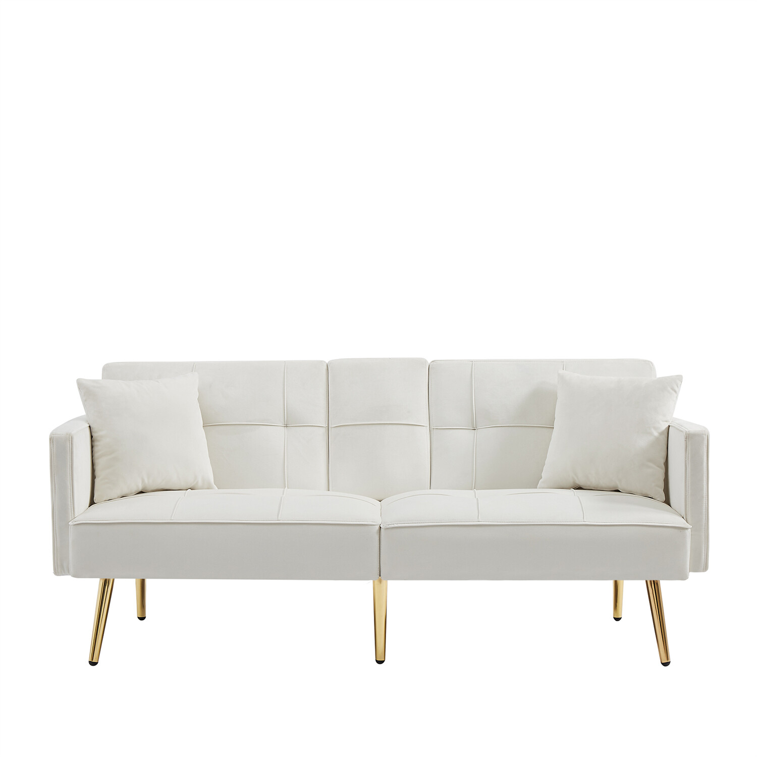 Convertible Sofa Bed Loveseat Sofa Folding Sofa Bed Cream White/Pink/Grey/Black