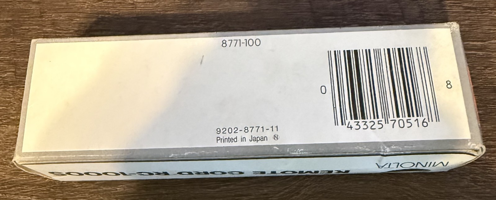 Minolta RC-1000S Shutter Release Remote Cord