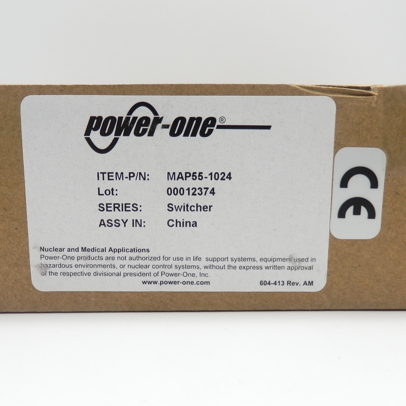 Power-One MAP55-1024 55W 24V Open Frame Switching Power Supply
