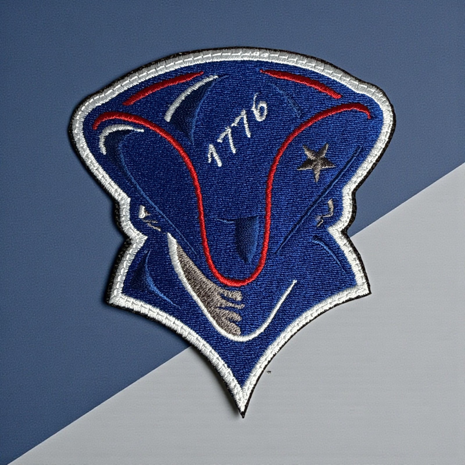 1776 American Patriot Embroidery Patch 3.77" X 3.35"