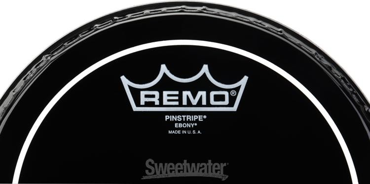 Remo Ebony Pinstripe Drumhead - 8"