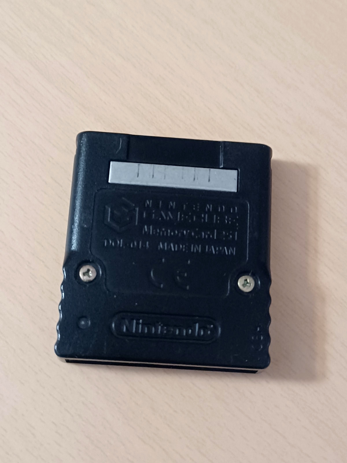 Nintendo GameCube Memory Card 251 Blocks DOL-014 OEM Black Card