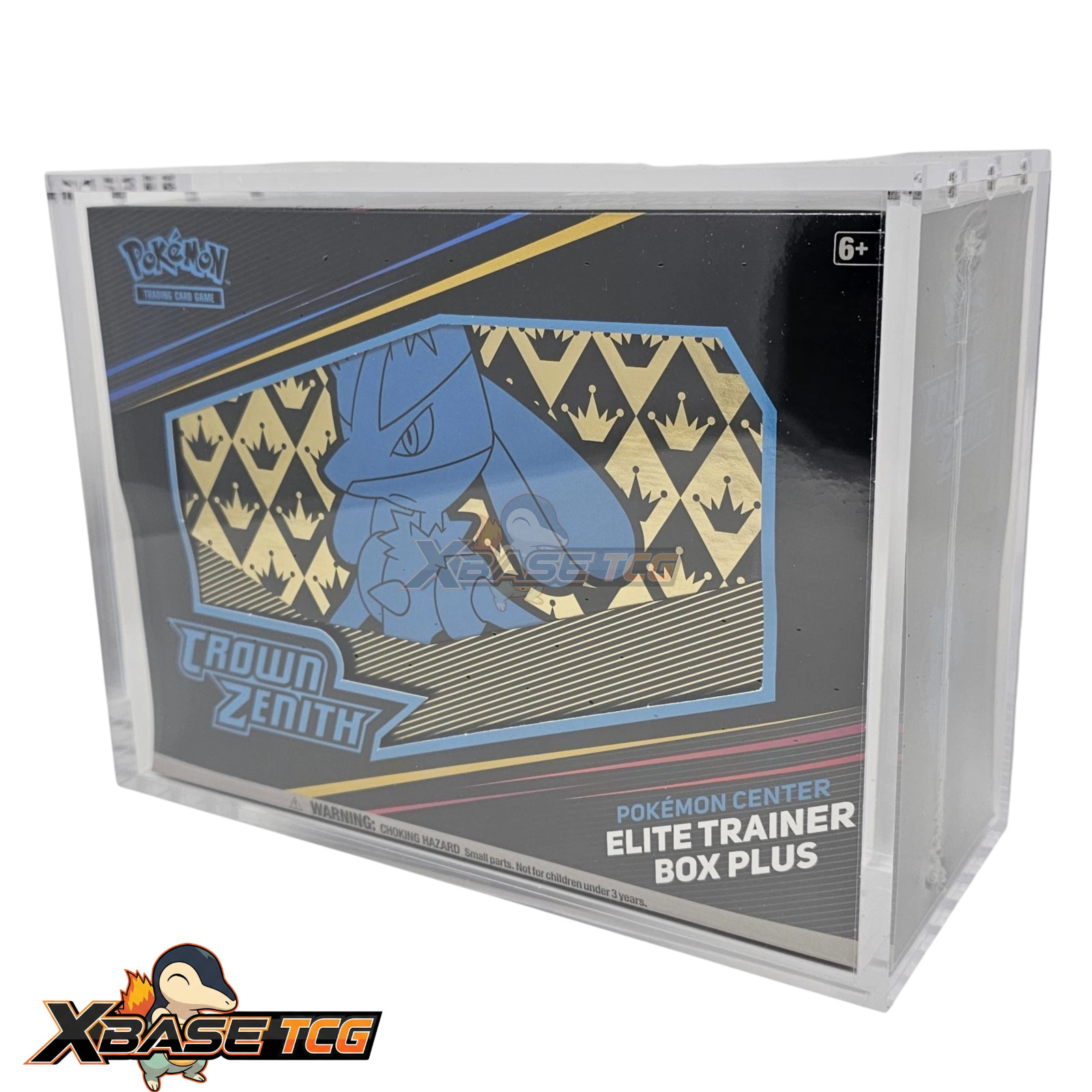 Pokemon Center Crown Zenith Elite Trainer Box PKC Acrylic Case Magnetic Lid