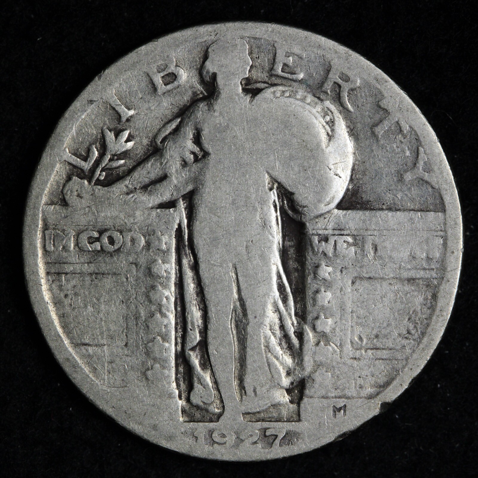 1927 Standing Liberty Silver Quarter E321 TM