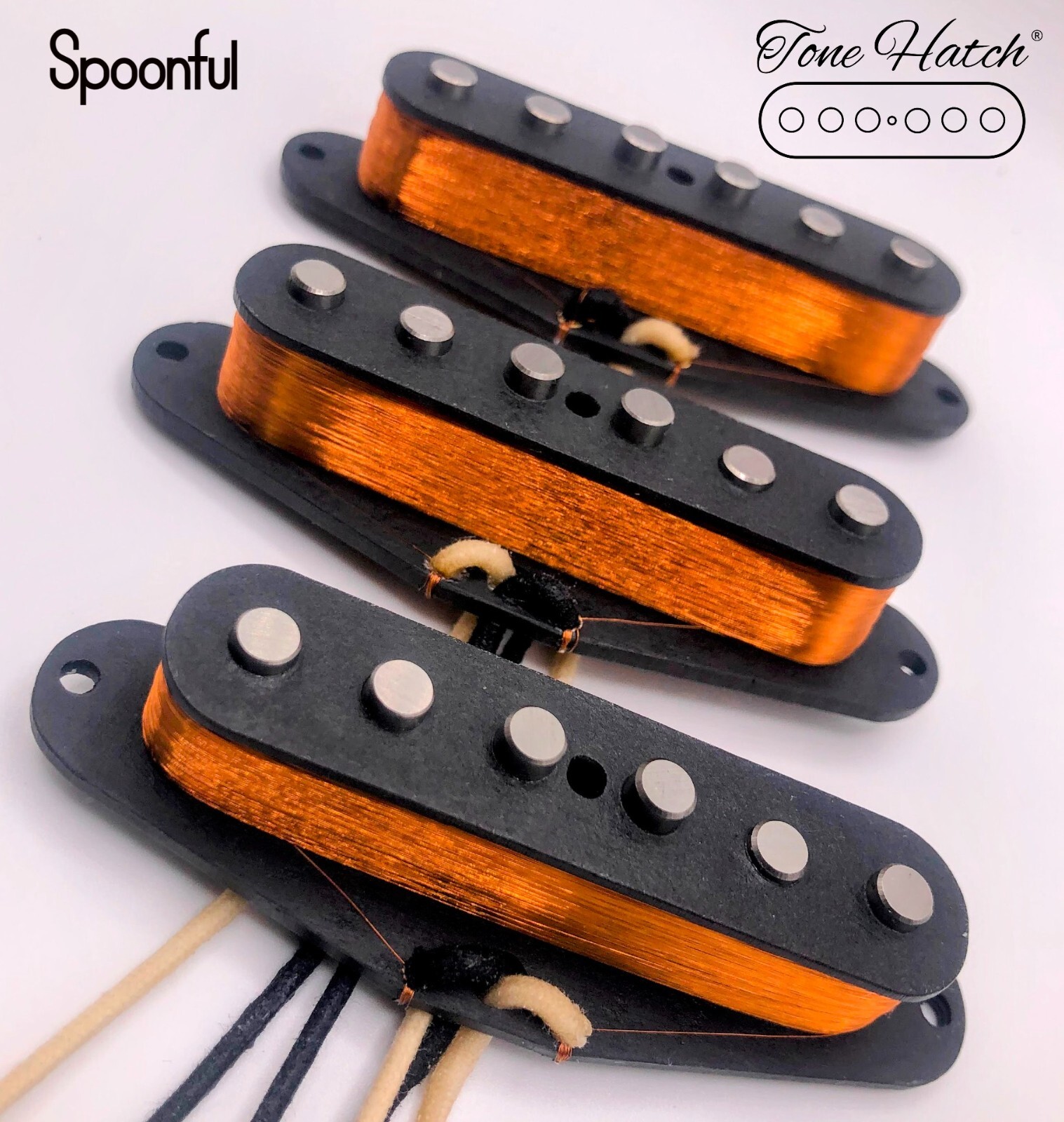 Tone Hatch Handwound Pickups Stratocaster Set-Scooped Mids A5-Made 2 Order