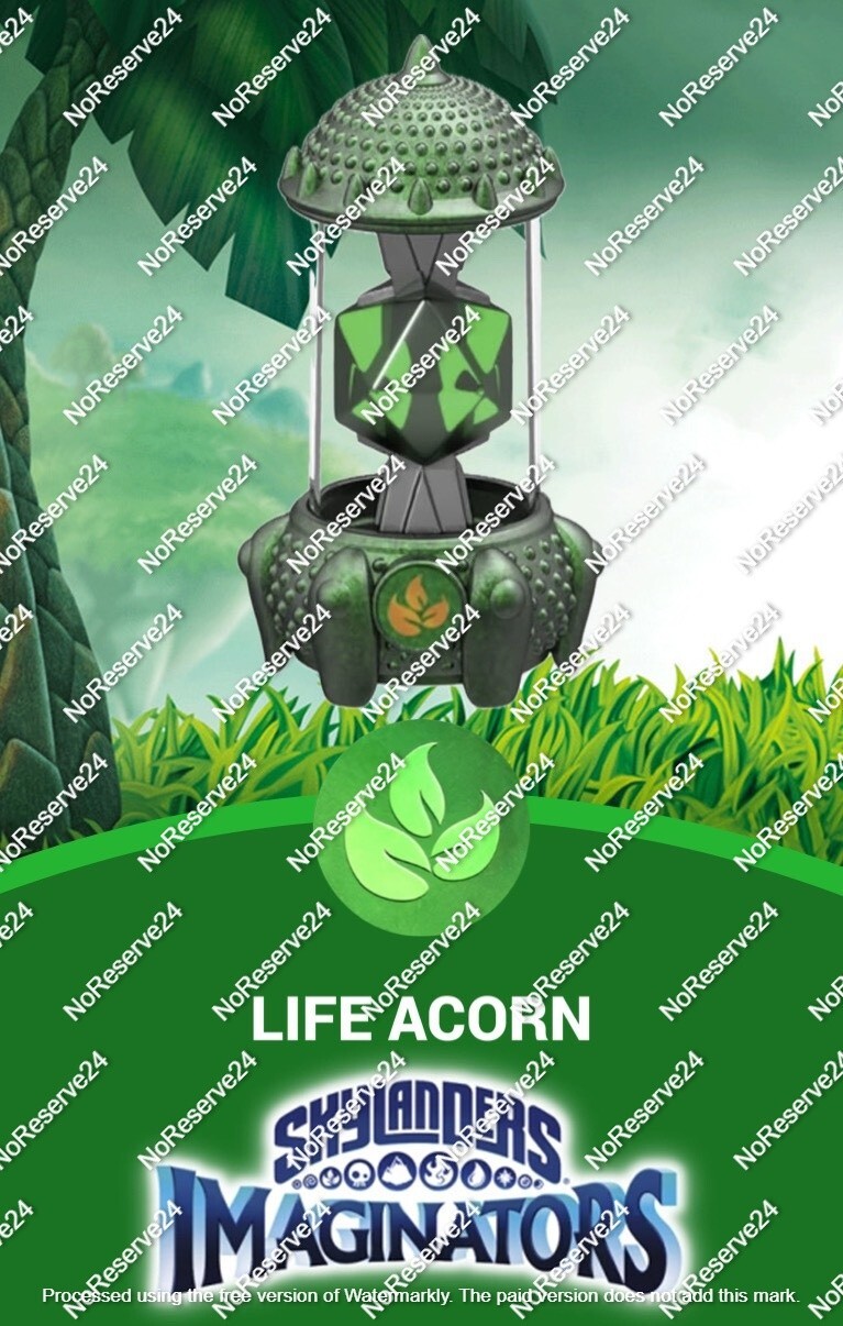 Skylanders Imaginators Creation Crystal Life Acorn NFC Card FACTORY RESET