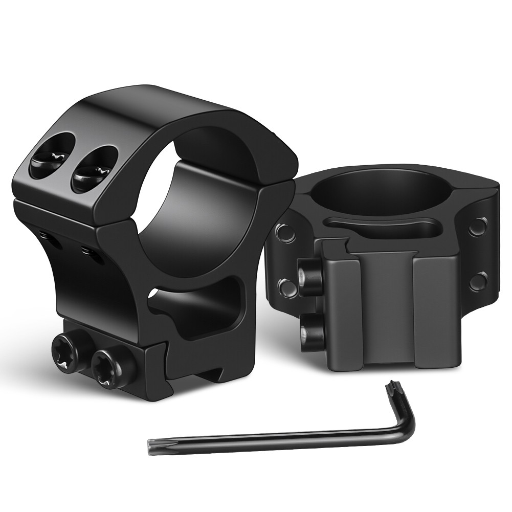 2 Pcs 1 inch Medium Profile Rifle Scope Rings Mount for 11mm Dovetail Rail