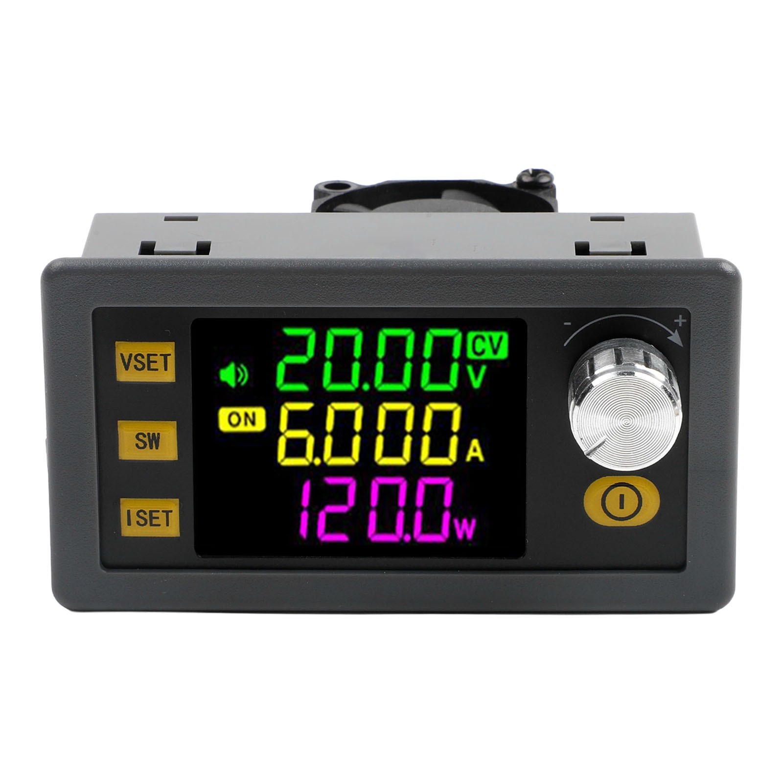 120W Adjustable DCDC Converter with Intelligent Temperature Control Fan