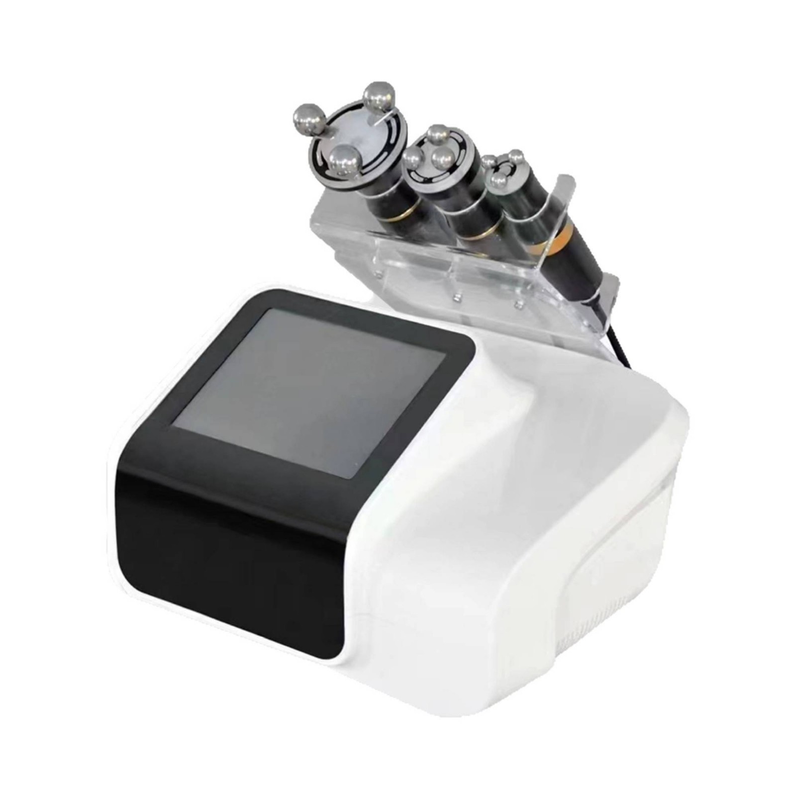 RF Rolling Aesthetic Device Desktop Light-Emitting Facial Massager Clear