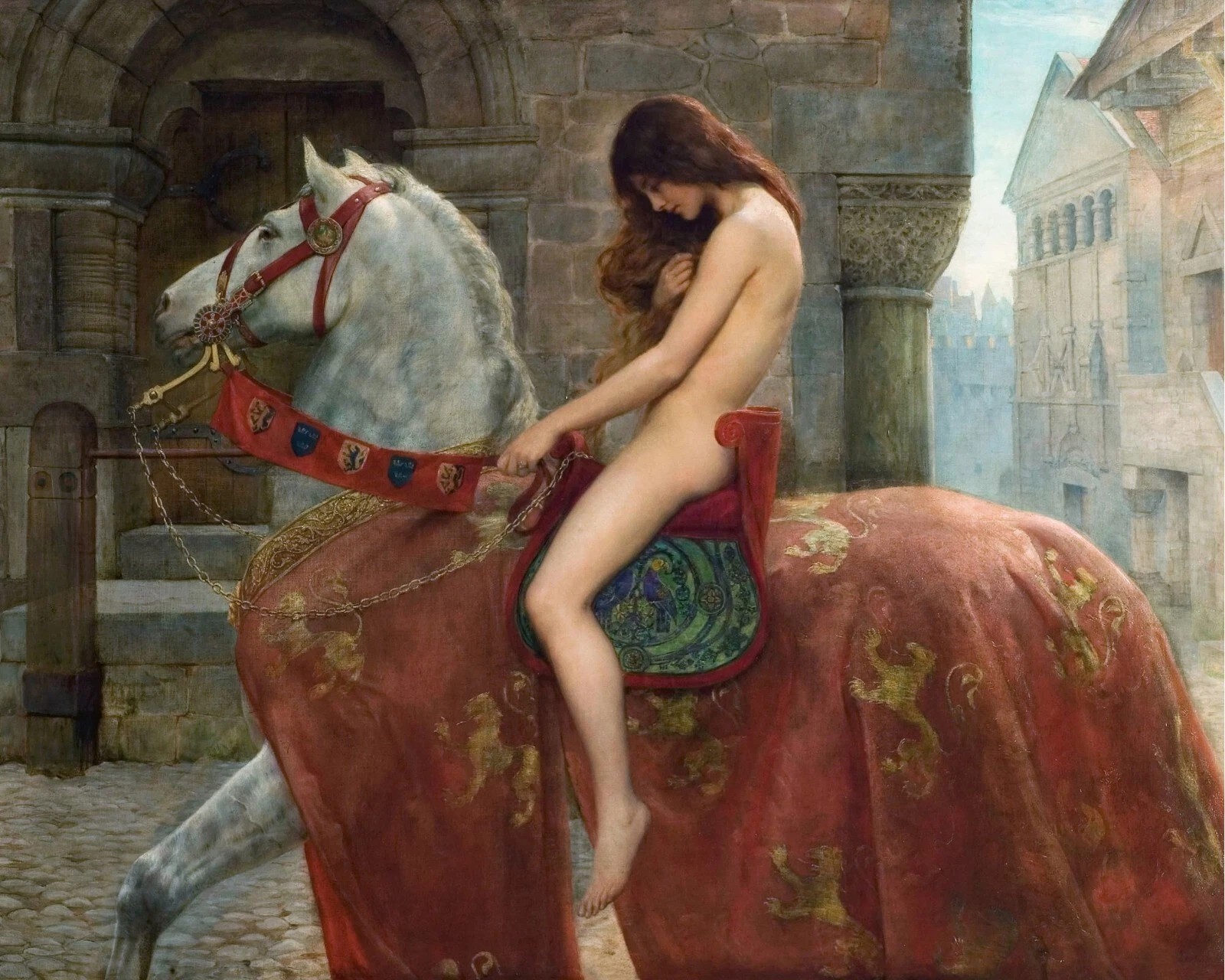 1800s Lady Godiva Pre-Raphaelite 11"X14" GLOSSY POSTER PRINT home decor