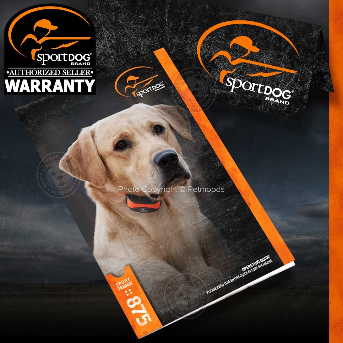 SportDOG SD-875 SportTrainer SD-875E Remote Dog Training Collar Orange 1/2 Mile