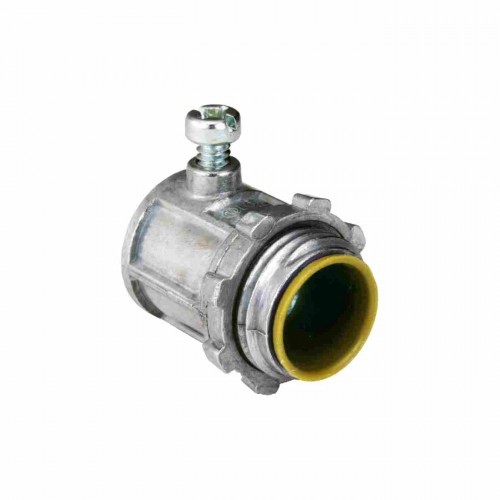 Orbit OF701-S Zinc EMT Set-Screw Connector Insulated 0.5 Inch (Qty of 10)