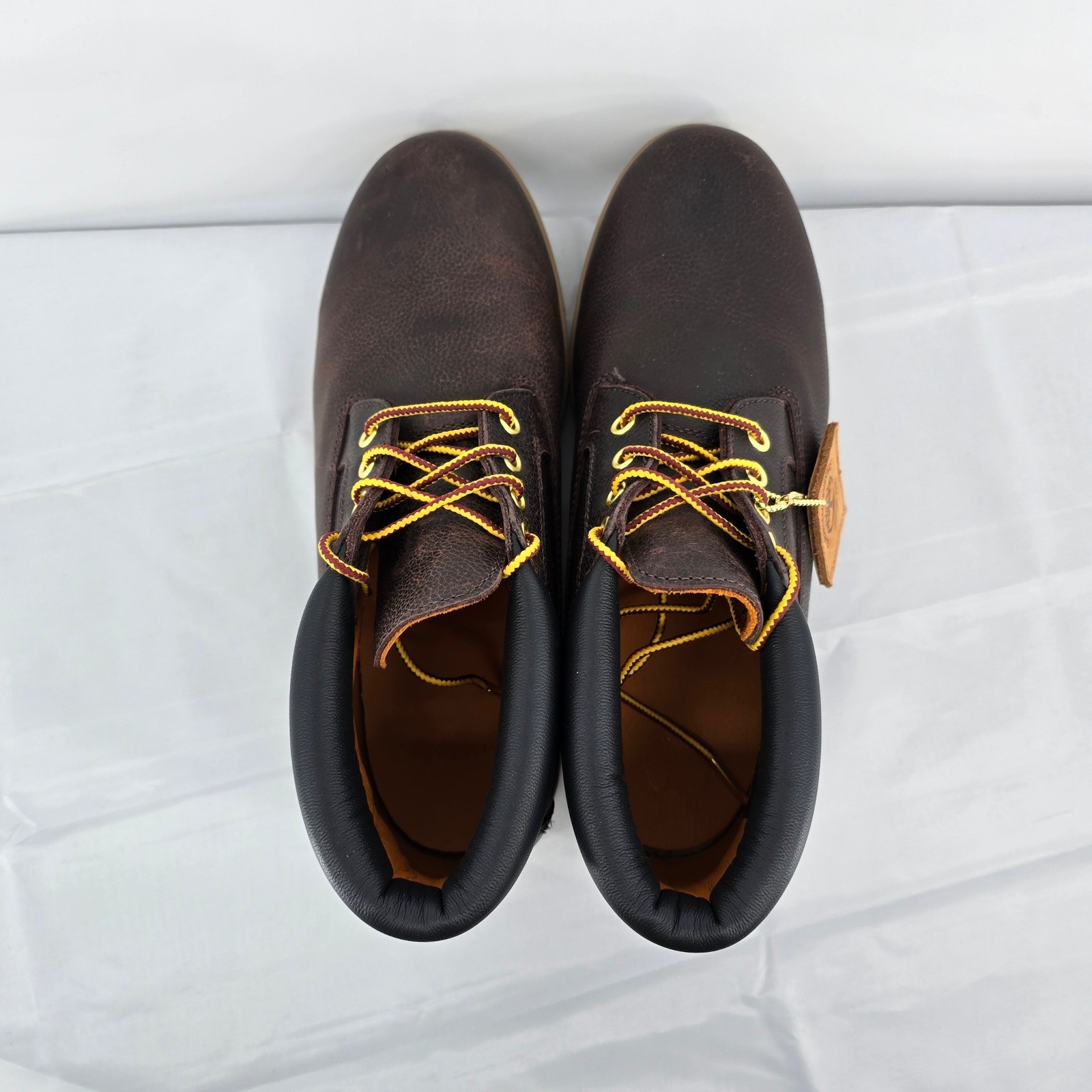 Timberland Mens Waterproof Chukka Boots Brown Leather PrimaLoft TB0A6FTAEXU 9.5