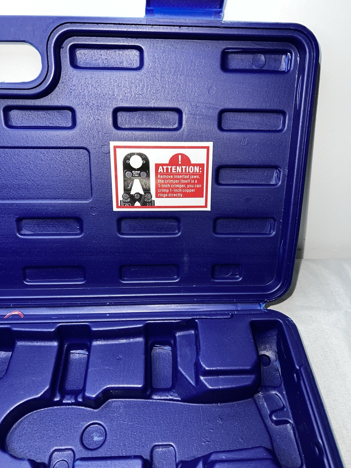 iCrimp PEX Crimp Tool Kit 1/2” & 3/4” w/ Cutter & Case – Open Box (please Read)