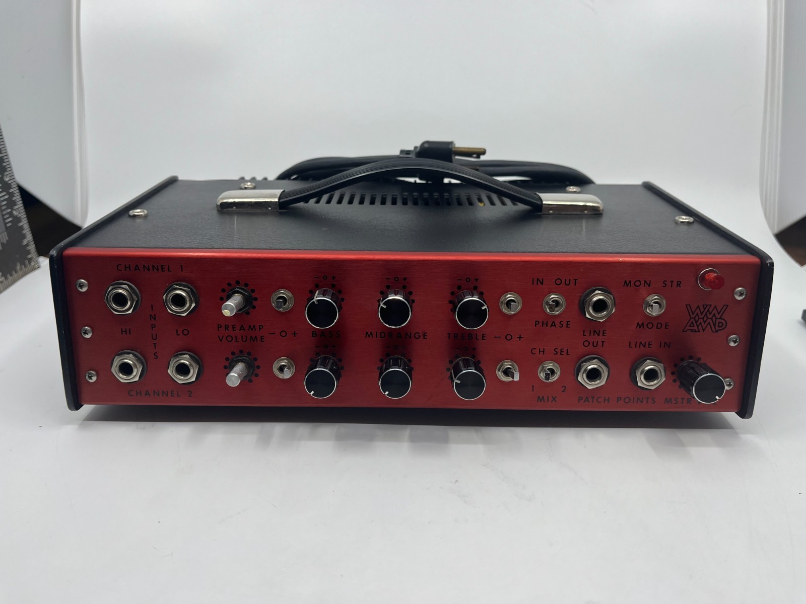 Walter Woods MI-100-8 Bass Amplifier Head Vintage Handcrafted USA 100W Rare WW A
