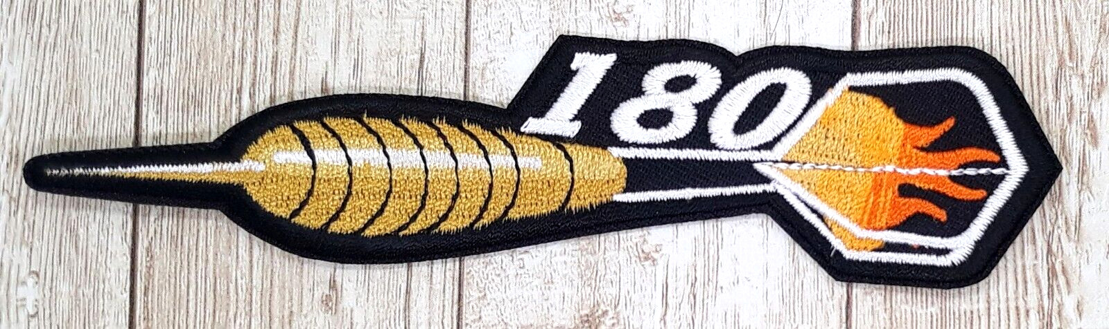 180 Throwing Dart -   Iron On Patch 4"X1 1/2"