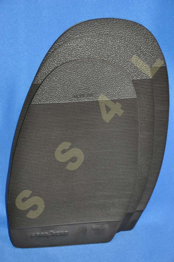 TWO PAIR Goodyear NeoLite Rubber Protective Half Sole Guard, Taps Shoe Repair