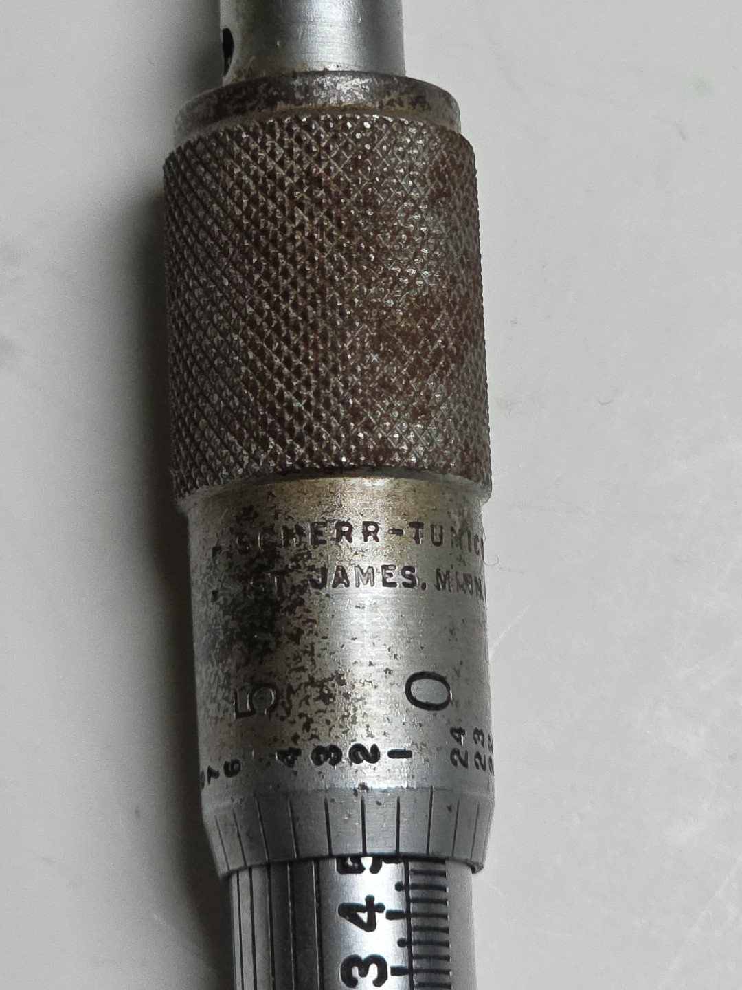 Scherr Tumico Micrometer head