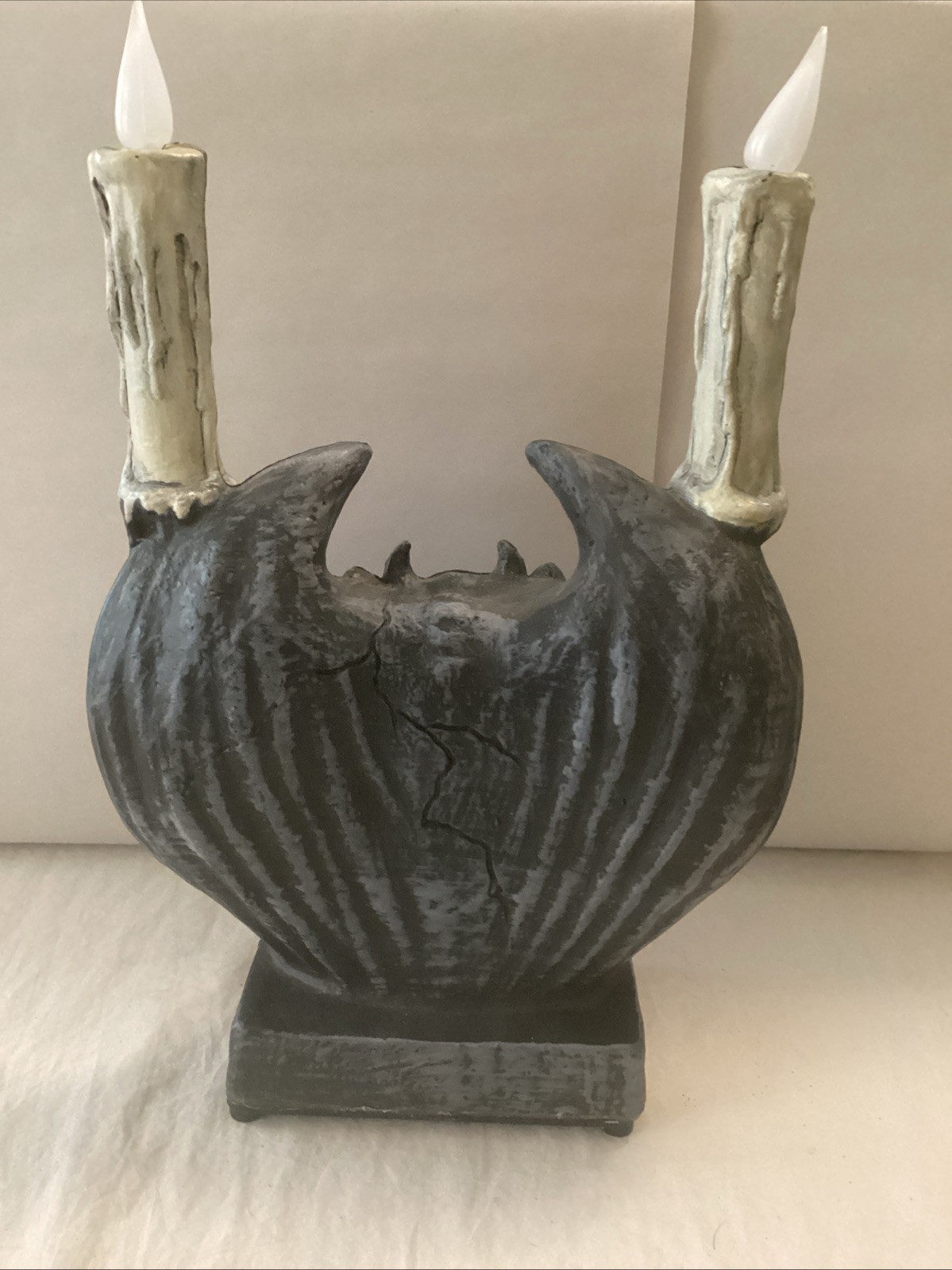 Motion-Activated Haunted Mansion Gargoyle With Light-up Candles