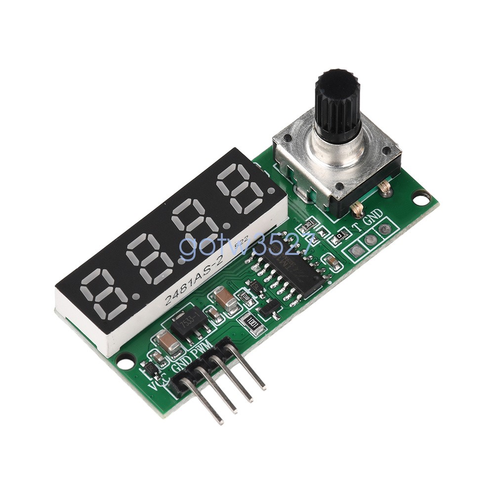 Adjustable PWM Pulse Frequency Duty Cycle Digital Square Wave Signal Generator