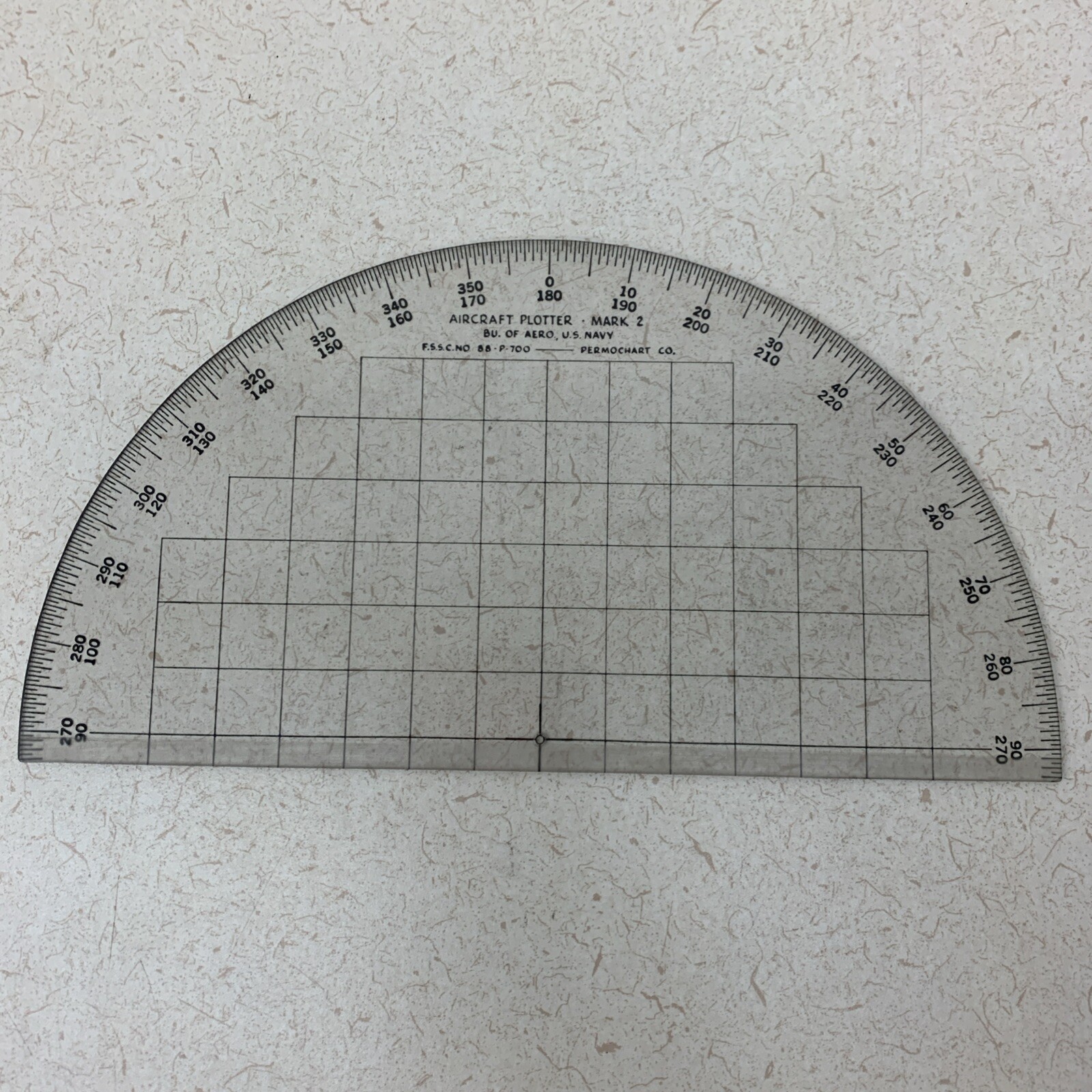 DRAFTING Jeppesen PW-1 Rotating Plotter & 2 Aircraft Plotter Mark 2 Permochart