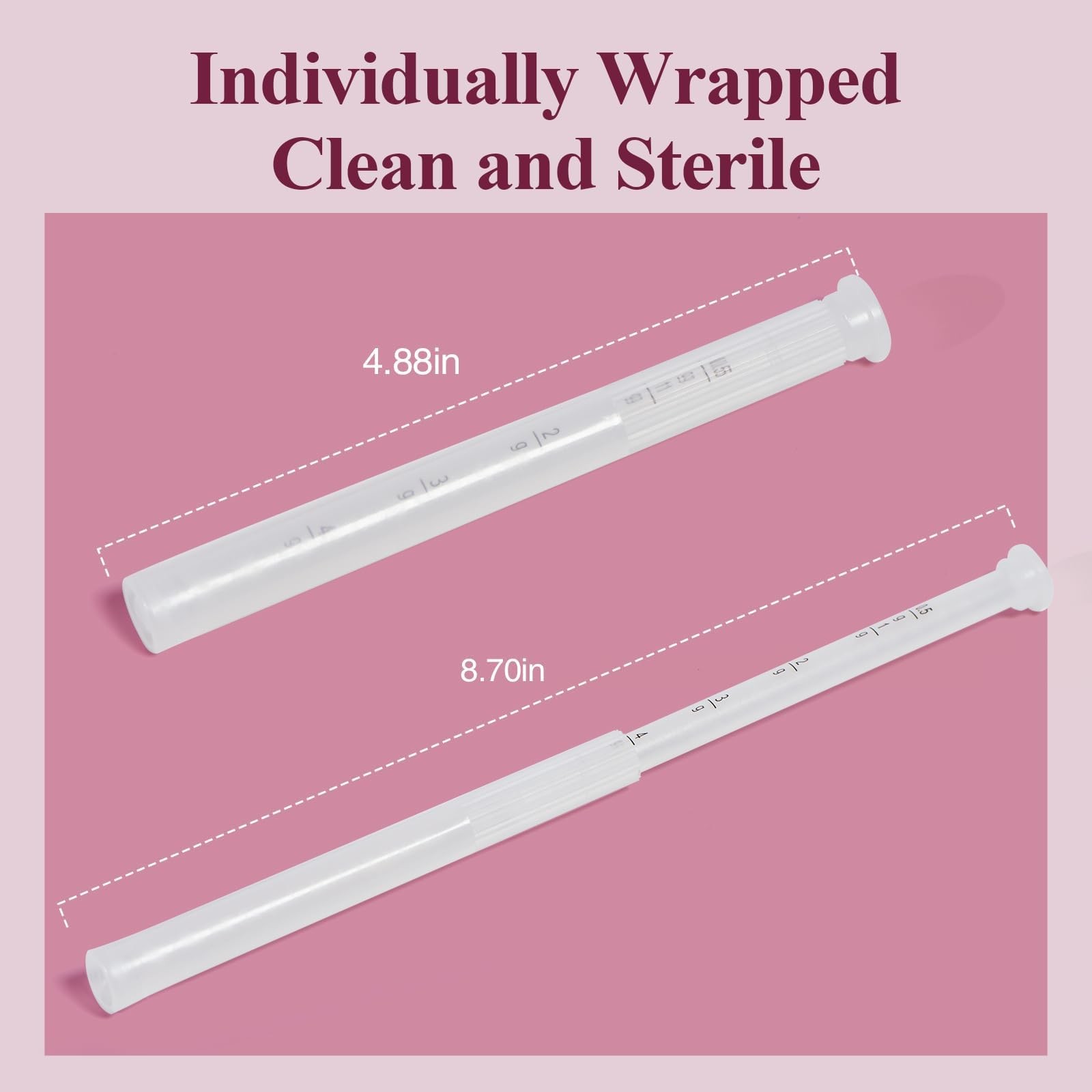 Dizzily 20 Packs Disposable Vaginial Suppository Applicators - Fits 20Pack